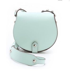Rebecca Minkoff Skylar Mint Green Leather Crossbody bag